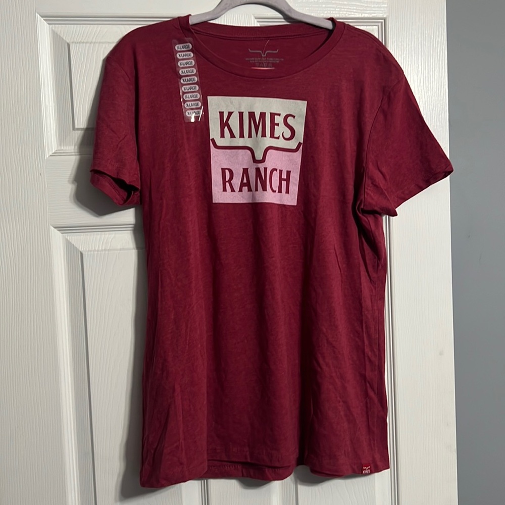 NWT Kimes Ranch W XL Red Heather T-Shirt